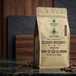Roasted Coffee Ground, Robusta 100%. Single Origin 250 G